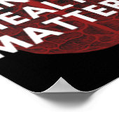 Poster La Santé Mentale, Les Questions De Sensibilisation (Coin)