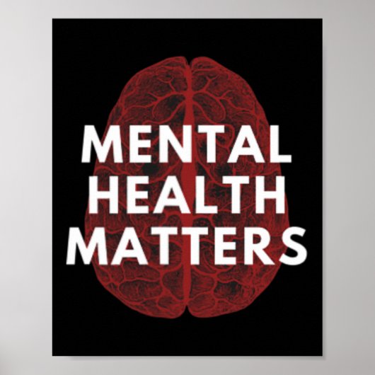 Poster La Santé Mentale, Les Questions De Sensibilisation (Devant)