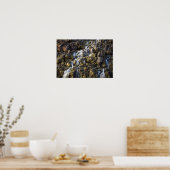 Poster La saumure tombe de la roche volcanique chute (Cuisine)