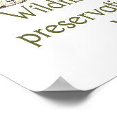 Poster La Sauvreté Est La Préservation Du Monde (Coin)