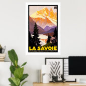 Poster La Savoie (Bureau à domicile)