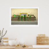 Poster La scène de bar 3D (Cuisine)