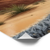 Poster La scène sauvage de Lizard à cou cassé (Coin)