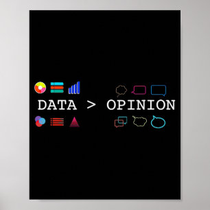Poster La science des données et les statistiques Les don
