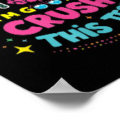 Poster La Science Dit Que Je Vais Écraser Ce Test D'Ensei (Coin)