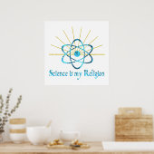 Poster La science est ma religion (Cuisine)