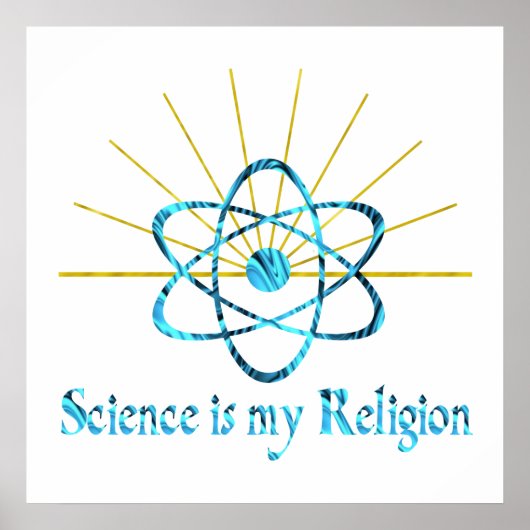 Poster La science est ma religion (Devant)