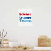 Poster La science l'emporte sur Trump (Cuisine)