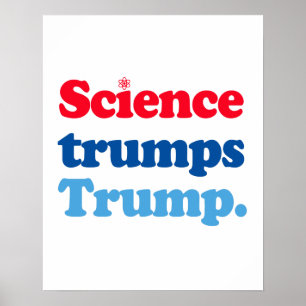 Poster La science l'emporte sur Trump