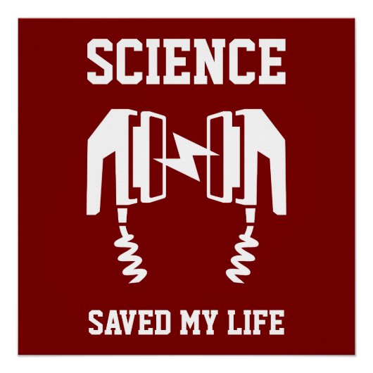 Poster La science m'a sauvé la vie (Devant)