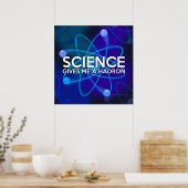 POSTER LA SCIENCE ME DONNE UN HADRON (Cuisine)