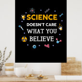 Poster La Science Ne Se Soucie Pas De Ce Que Vous Croyez (Cuisine)