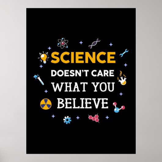 Poster La Science Ne Se Soucie Pas De Ce Que Vous Croyez (Devant)