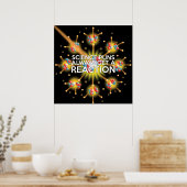 POSTER LA SCIENCE PUNS OBTIENT TOUJOURS UNE RÉACTION (Cuisine)
