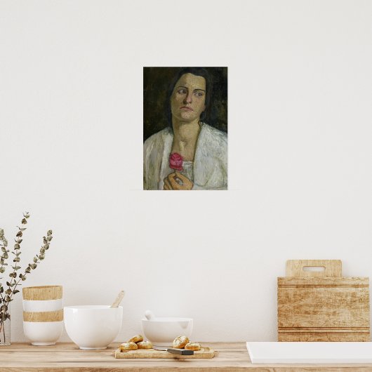 Poster La sculptrice Clara Rilke-Westhoff 1905 (Cuisine)