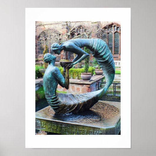 Poster La sculpture Eau de Vie (Devant)