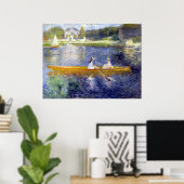 Poster La Seine à Asnières (Le Skiff) Renoir (Bureau à domicile)