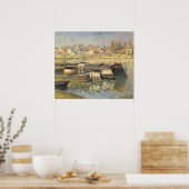 Poster La Seine à Asnières par Claude Monet (Cuisine)