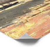 Poster La Seine à Bougival le soir (1870) (Coin)