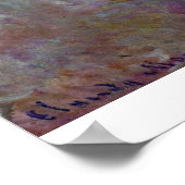 Poster La Seine à Giverny, brouillard matinal de Claude M (Coin)