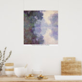 Poster La Seine à Giverny, brouillard matinal de Claude M (Cuisine)