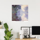 Poster La Seine à Giverny, brouillard matinal de Claude M (Bureau à domicile)