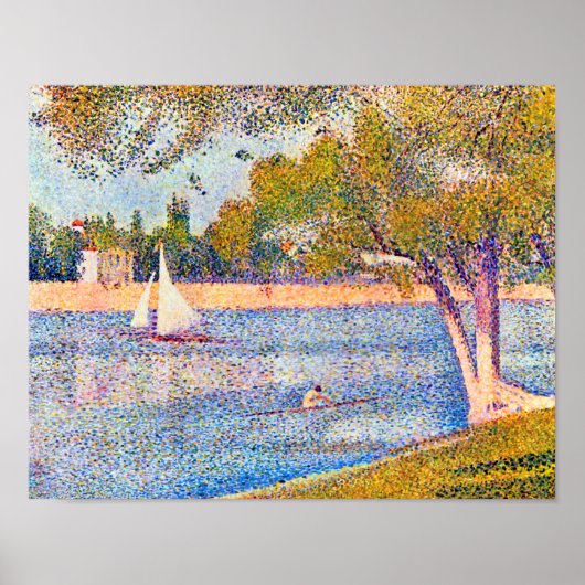 Poster La Seine à La Grande Jatte, Seurat (Devant)