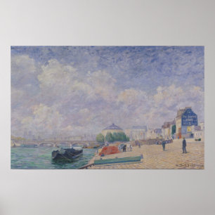 Poster La Seine chez Bercy, 1885