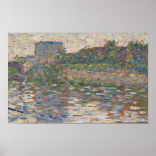 Poster La Seine de Courbevoie (Devant)