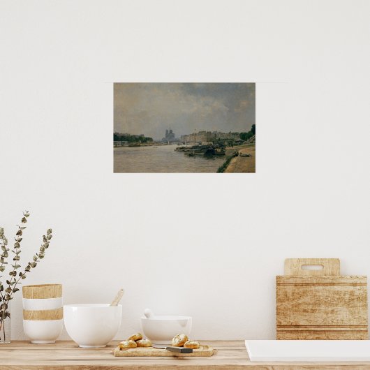 Poster La Seine du Quai de la Rapee (Cuisine)