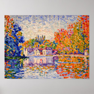 Poster La Seine par Paul Signac