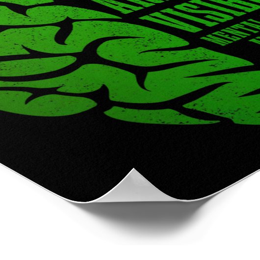 Poster La Sensibilisation à la santé mentale, ça compte T (Coin)