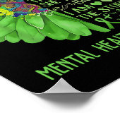 Poster La sensibilisation à la santé mentale est importan (Coin)