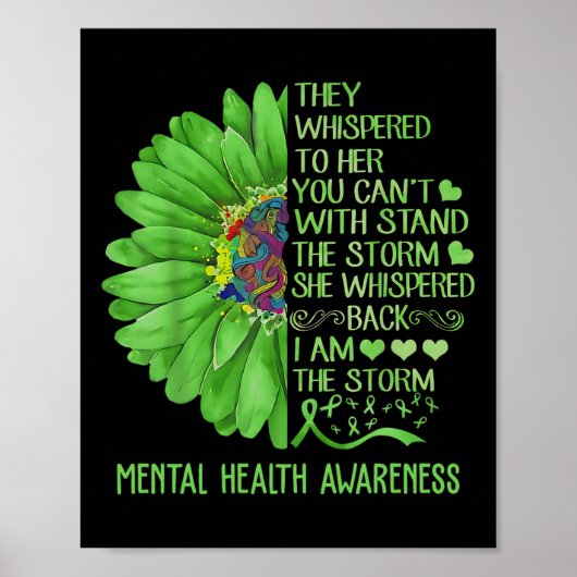 Poster La sensibilisation à la santé mentale est importan (Devant)