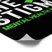 Poster La sensibilisation à la santé mentale Stigma (Coin)