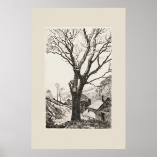 Poster La Sentinelle Cornwall Eleanor Hughes Réimpression