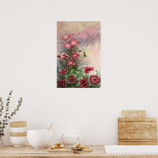 Poster La sérénité des oiseaux (Cuisine)