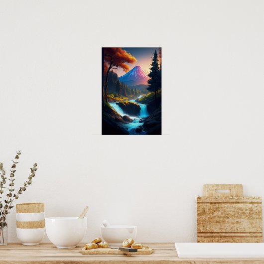 Poster La Sérénité Volcanique, Le Géant Dormant (Cuisine)