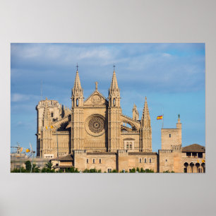 Poster La Seu, la cathédrale de Palma de Mallorca - Espag