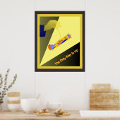 Poster La Seule Voie Est Vers Le Haut (Cuisine)