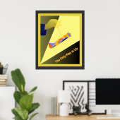 Poster La Seule Voie Est Vers Le Haut (Bureau à domicile)