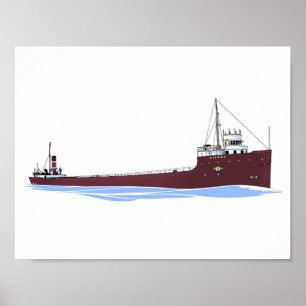 Poster La Sierra de cargo des Grands Lacs (Tomlinson)