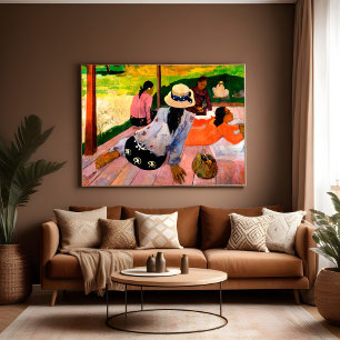 Poster La Siesta par Paul Gauguin