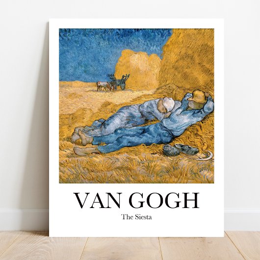 Poster La Siesta par Vincent van Gogh