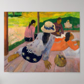 Poster La Siesta | Paul Gauguin (Devant)