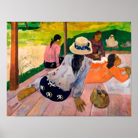 Poster La Siesta | Paul Gauguin | (Devant)