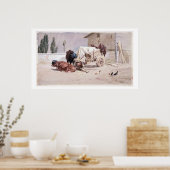 Poster La Siesta : Scène dans les Pyrénées orientales, 18 (Cuisine)