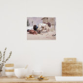 Poster La Siesta : Scène dans les Pyrénées orientales, 18 (Cuisine)