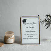 Poster La signature de la fête de graduation est une fête