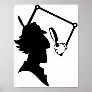 Poster La silhouette de l'inspecteur Gadget